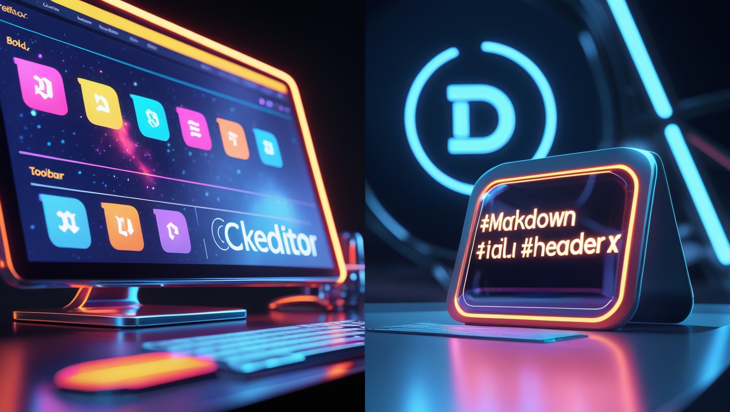 Какой редактор выбрать для Django: CKEditor или Markdown?